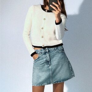 Zara denim skirt, worn once